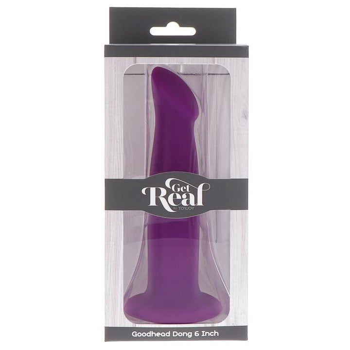 Get Real Goodhead Dong 12 CM Purple — Purple silicone