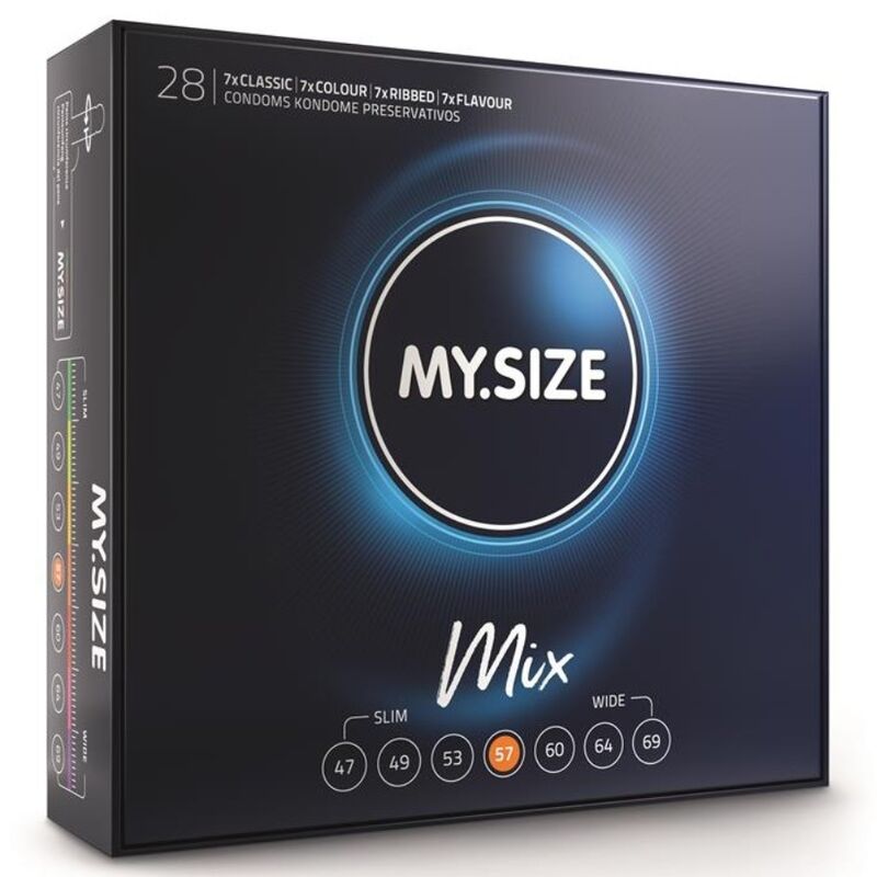 My Size Mix - Condoms 57 Mm 28 Units