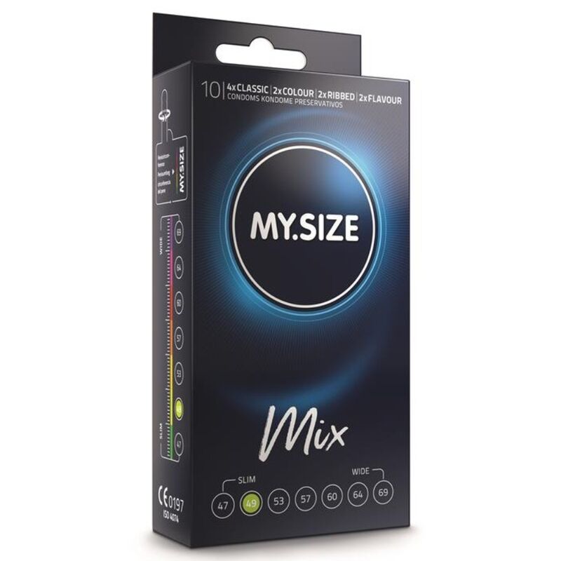 My Size Mix - Condoms 49 Mm 10 Units