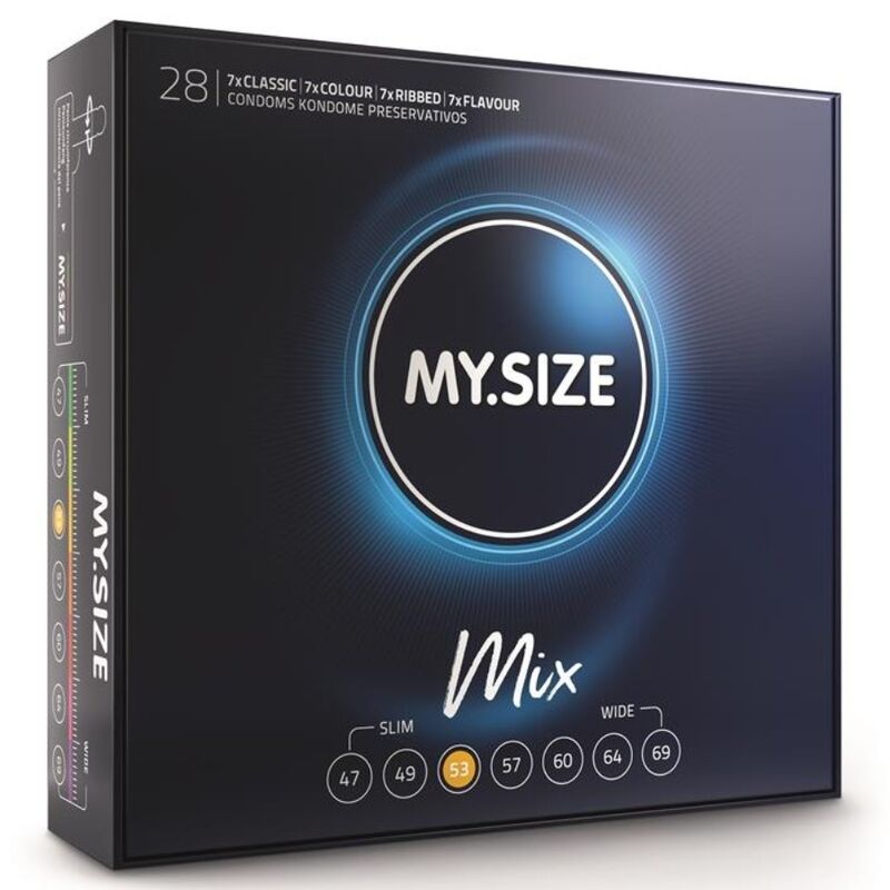 My Size Mix - Condoms 53 Mm 28 Units