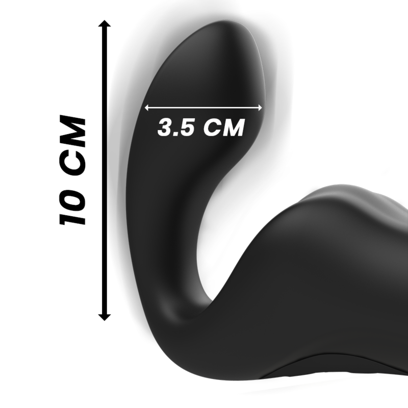 IBIZA - REMOTE CONTROL STRAPLESS VIBRATOR UP &amp; DOWN