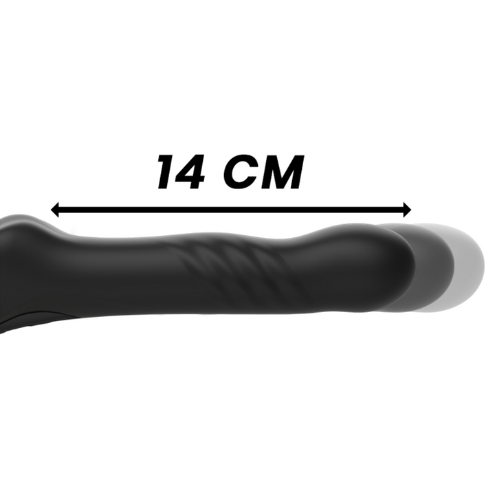 IBIZA - REMOTE CONTROL STRAPLESS VIBRATOR UP &amp; DOWN