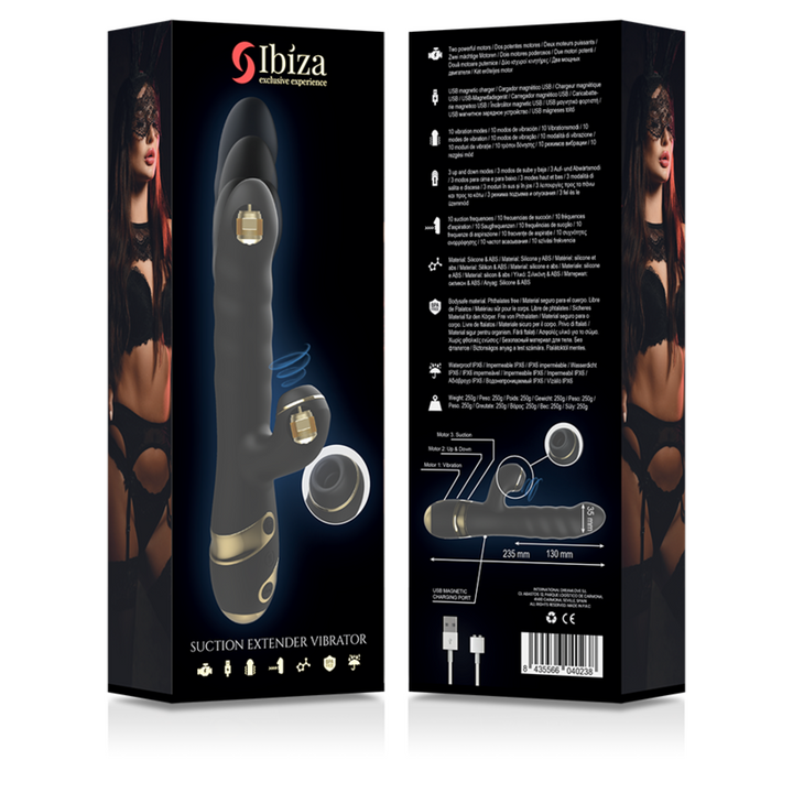 IBIZA - UP &amp; DOWN + VIBRATOR + CLITORIS SUCTION