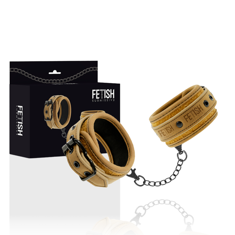 Fetish Submissive Origen - Vegan Leather Handcuffs With