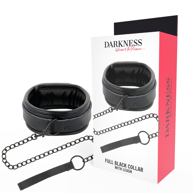 Darkness Black - Necklace With Chain