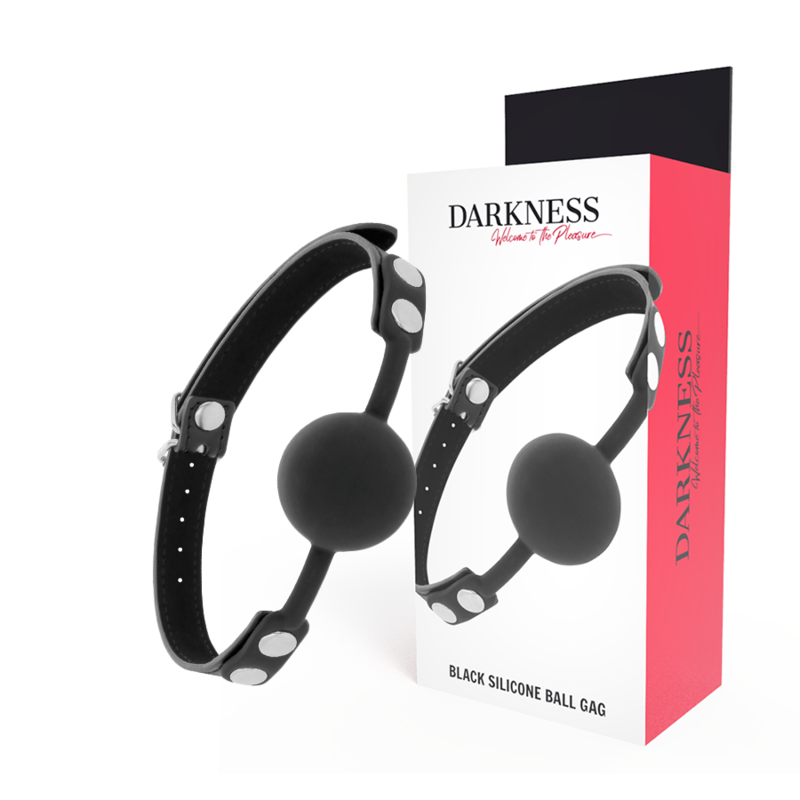 Darkness Black - Silicone Gag