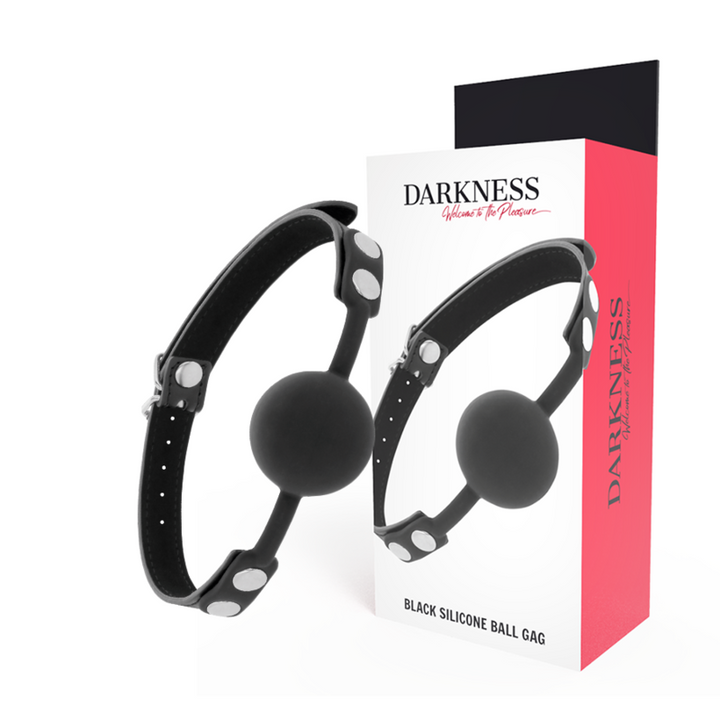 Darkness Black - Silicone Gag