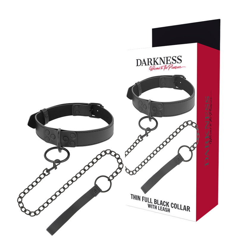 Darkness Black - Necklace With Chain