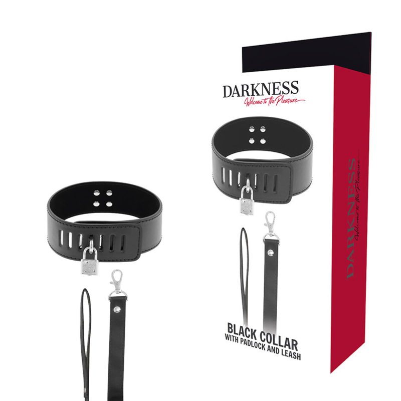 Darkness BDSM - Collar With Black Lock