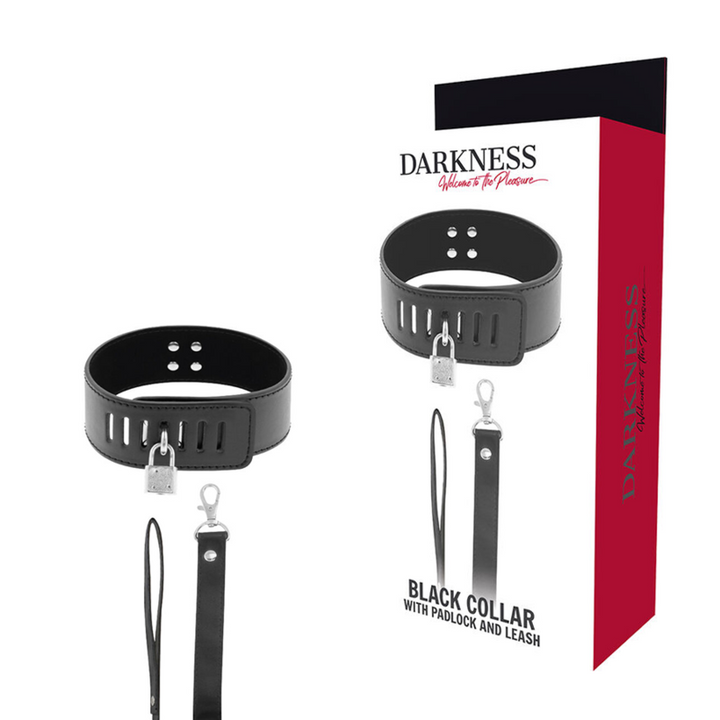 Darkness BDSM - Collar With Black Lock