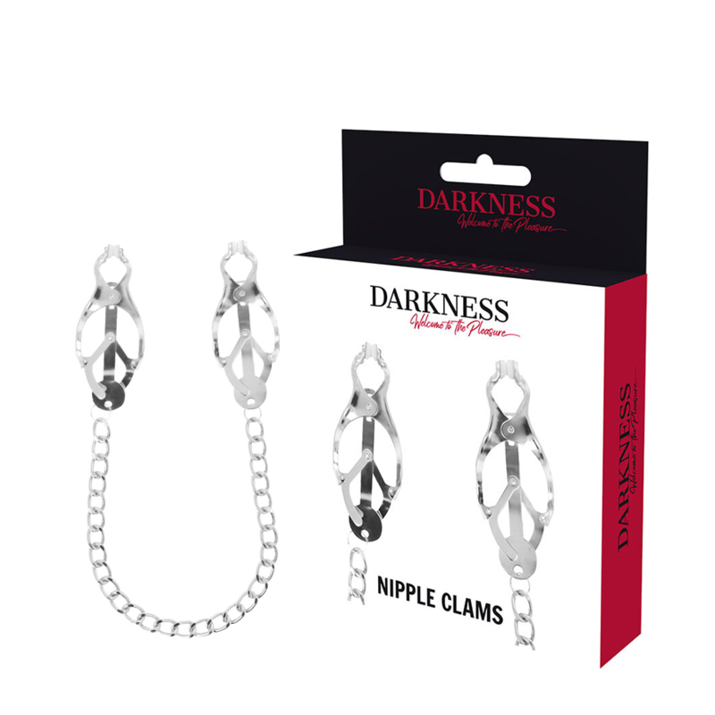 Darkness Metal - Nipple Clamp With Chain