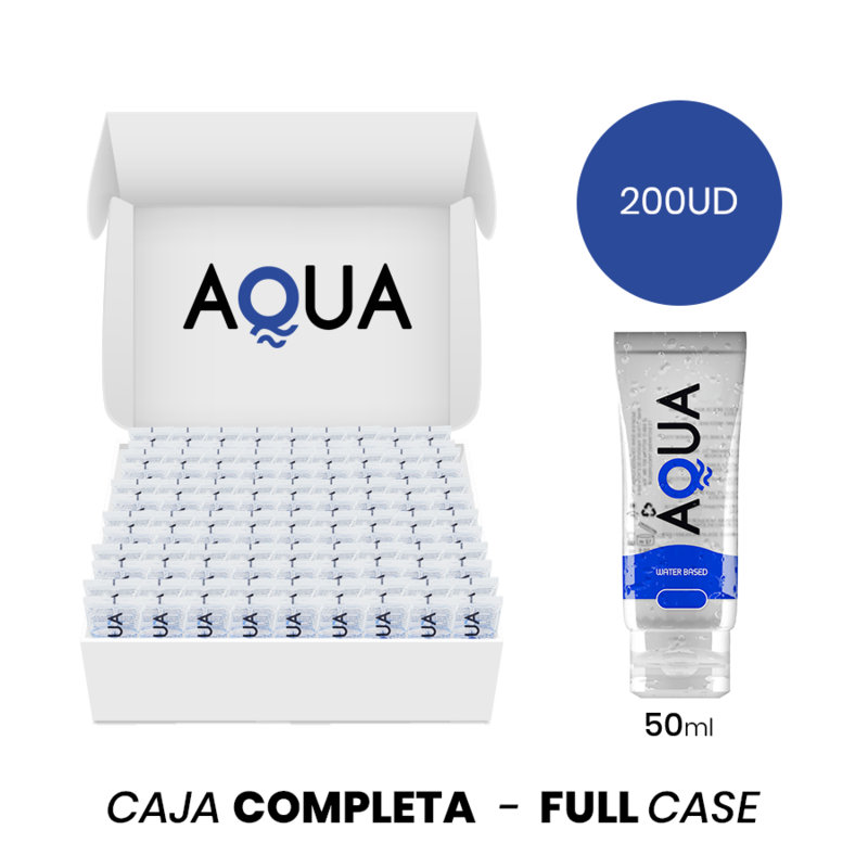 Moq 200 - Aqua Quality Waterbased Lubricant 50 ML
