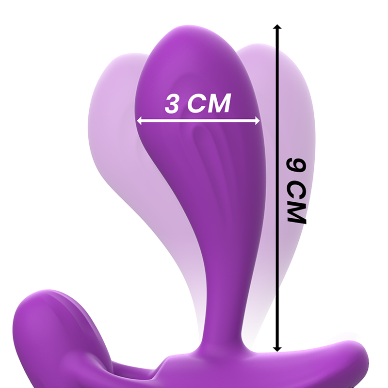 Intense Shelly Plug - Anal Remote Control Purple — Silicone