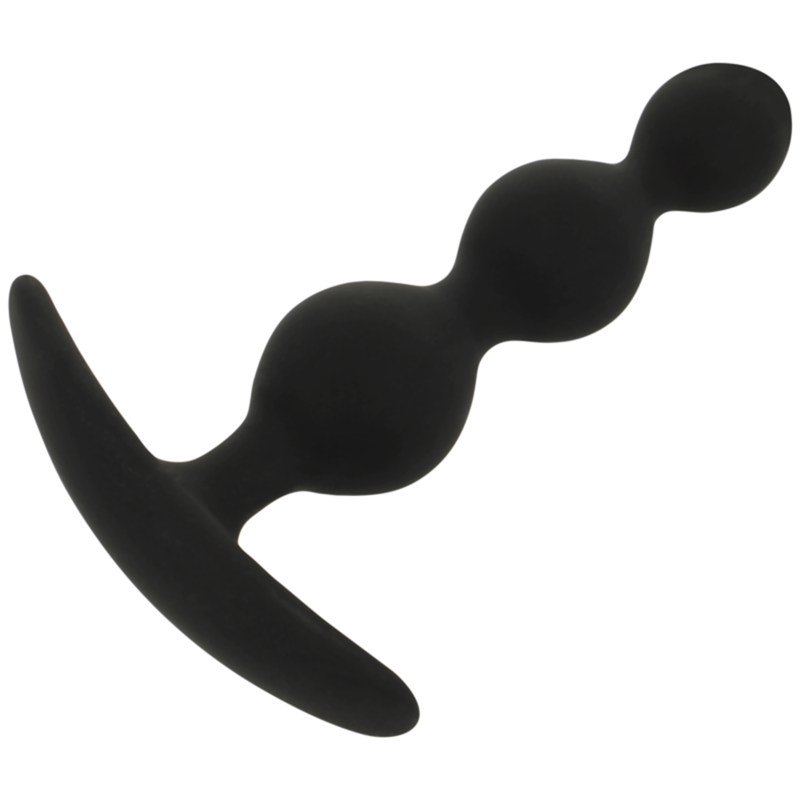 BLACK&amp;SILVER - RUPERT ANAL BALL CHAIN 10 CM