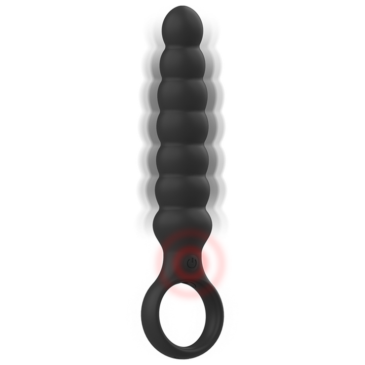 BLACK&amp;SILVER - BOB POWERFUL SILICONE ANAL DILATOR