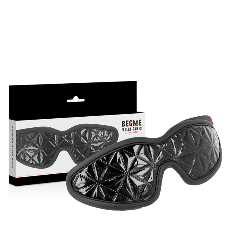 Begme Black Edition - Premium Blind Mask With Neoprene Lining