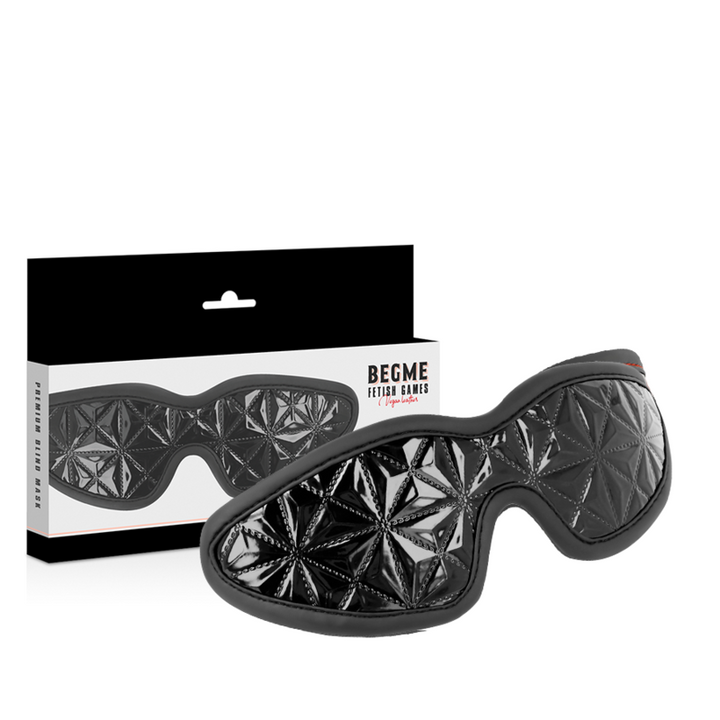 Begme Black Edition - Premium Blind Mask With Neoprene Lining