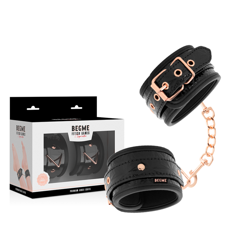 Begme Black Edition - Premium Ankle Cuffs With Neoprene Lining