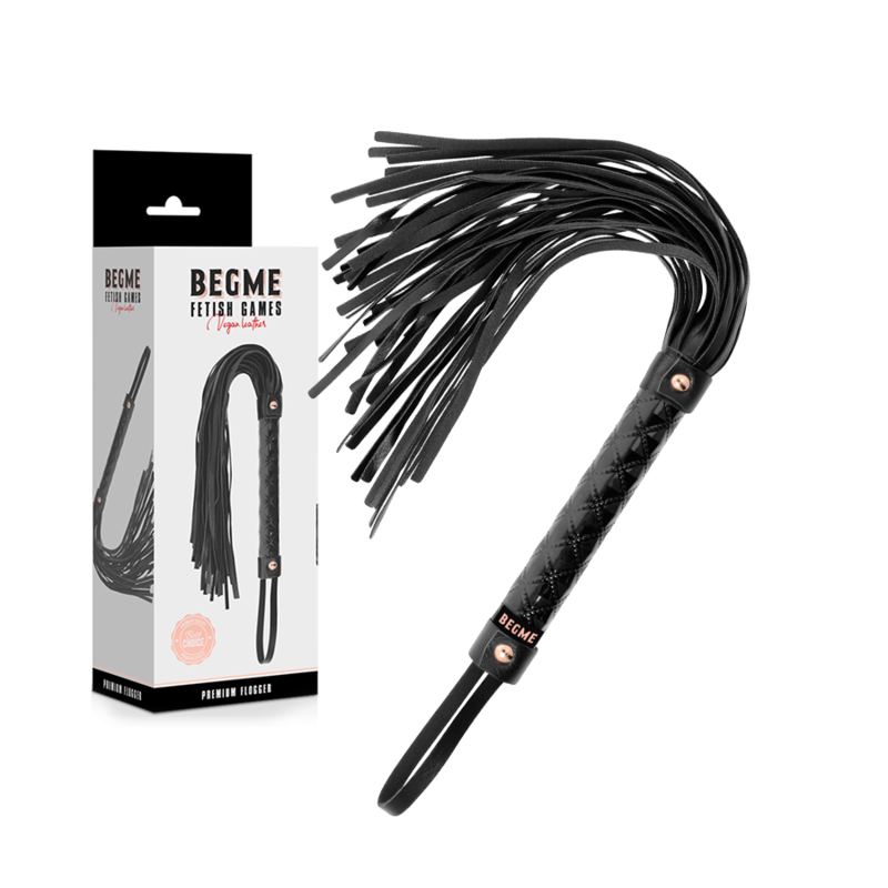 Begme Black Edition - Vegan Leather Flogger