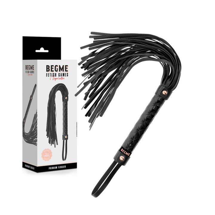 Begme Black Edition - Vegan Leather Flogger