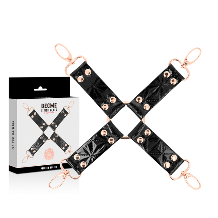 Begme Black Edition - Vegan Leather Hog Tie