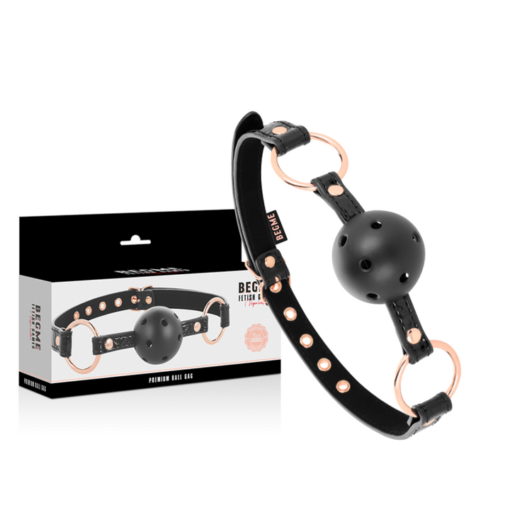 Begme Black Edition - Ball Gag Vegan Leather