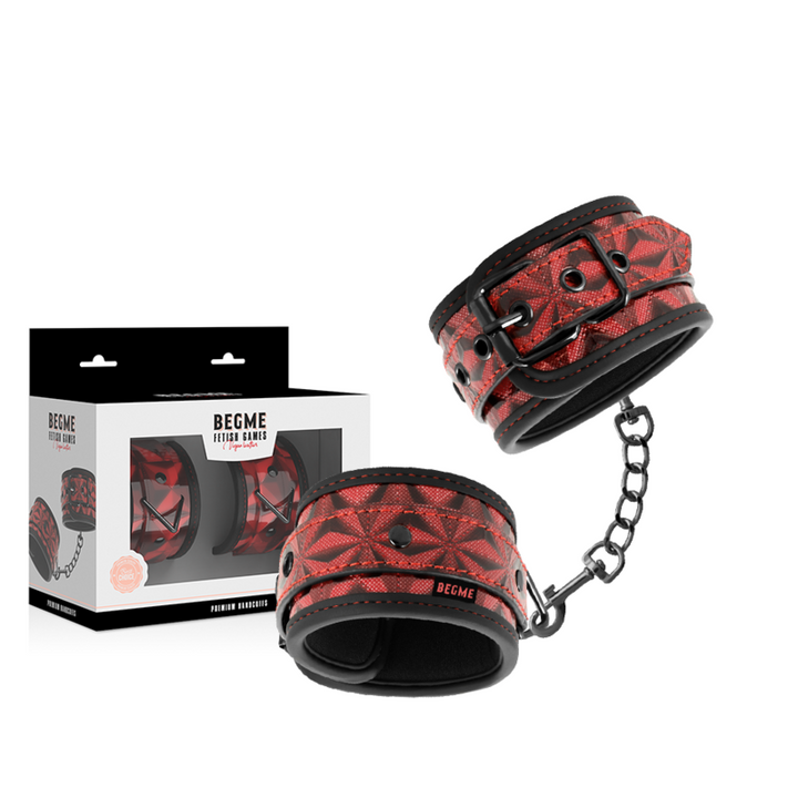 Begme Red Edition - Premium Handcuffs With Neoprene Lining