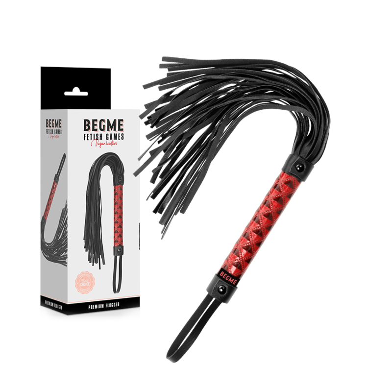 Begme Red Edition - Vegan Leather Flogger