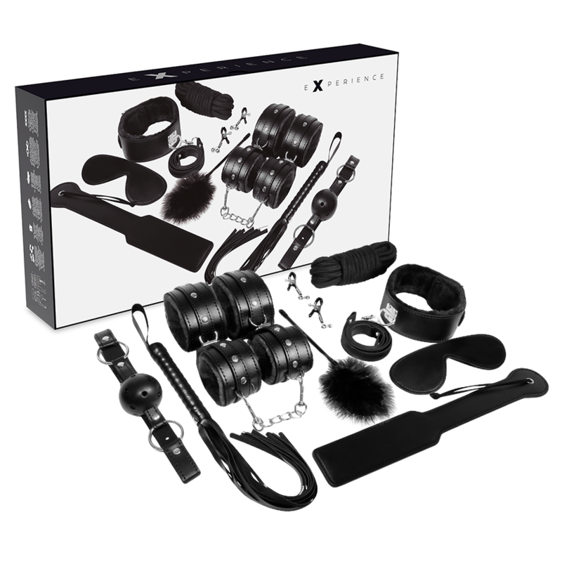 Experience BDSM fetish kit black series