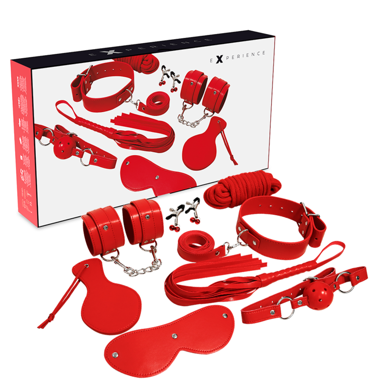 Experience BDSM fetish kit red series