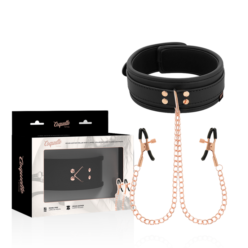 Coquette Chic - Desire Fantasy Nipple Clamp Necklace With