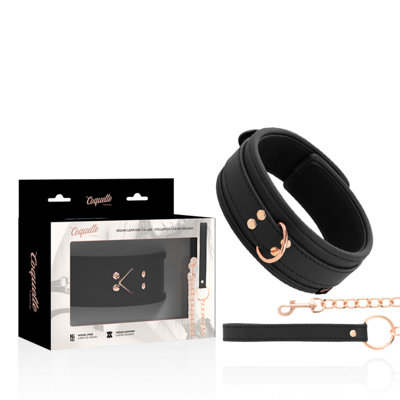 Coquette Chic - Desire Fantasy Vegan Leather Collar With
