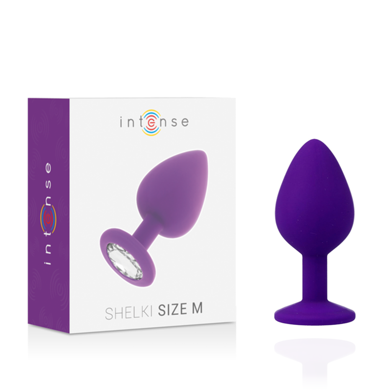 Intense Shelki M Anal Plug Lilac — Purple silicone