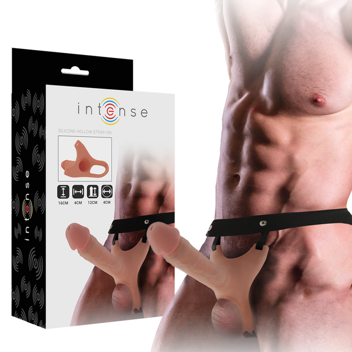 Intense Hollow Harness - With Silicone Dildo 16 X 3.5 CM