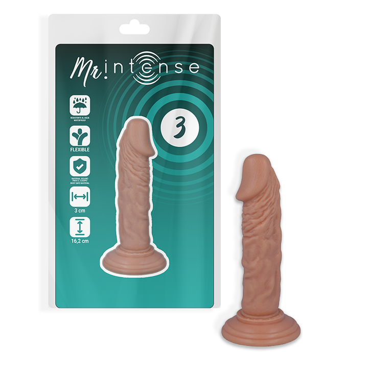 Mr Intense 3 Realistic Cock 16.2 CM -O- 3 CM — Skin