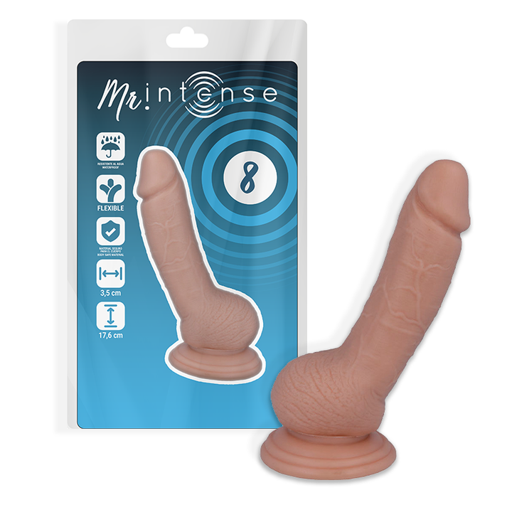 Mr Intense 8 Realistic Cock 17.6 CM -O- 3.5 CM — Skin