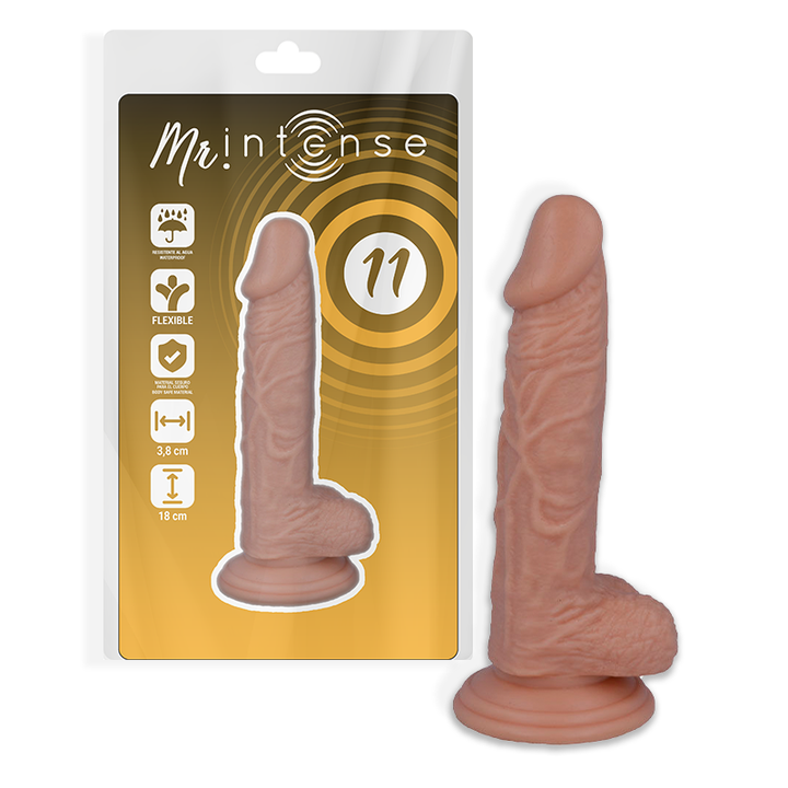 Mr Intense 11 Realistic Cock 18 CM -O- 3.8 CM — Skin