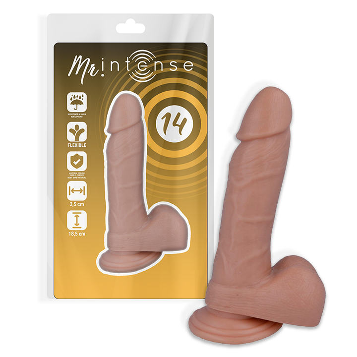 Mr Intense 14 Realistic Cock 18.5 CM -O- 3.8 CM — Skin