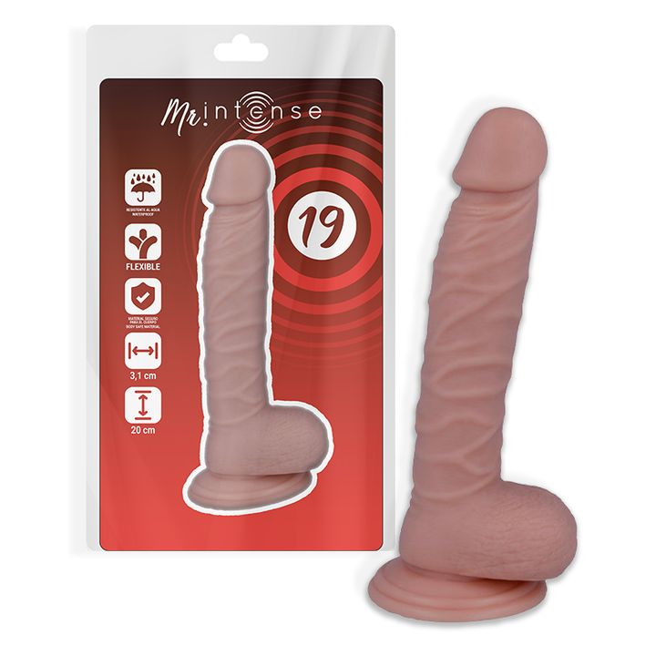Mr Intense 19 Realistic Cock 20 CM -O- 3.1 CM — Skin