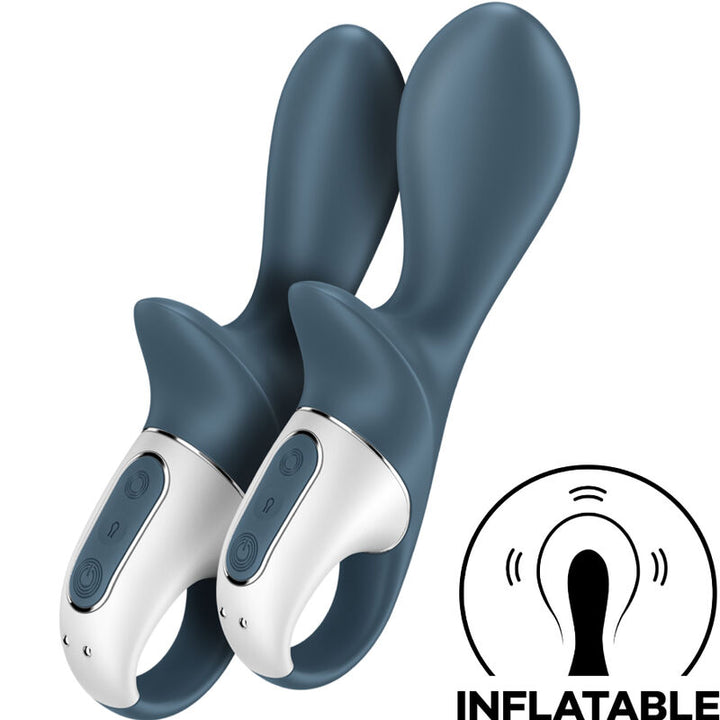 Satisfyer Air - Pump Booty 2 Dark Grey — Grey silicone