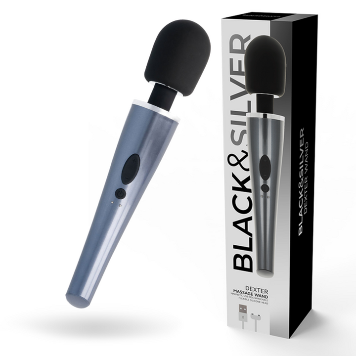 BLACK&amp;SILVER - Dexter Massage Wand