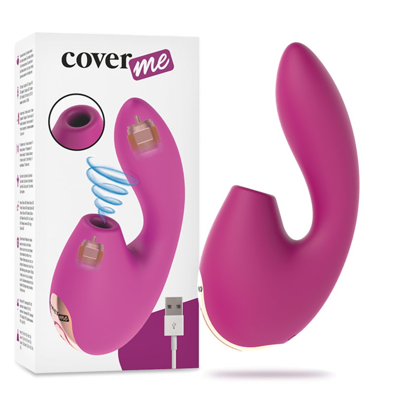 COVERME - CLITORAL SUCKER &amp; POWERFUL G-SPOT RUSH VIBRATOR