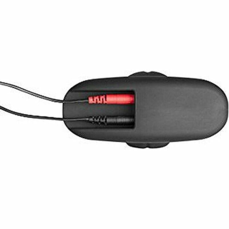 Electrastim Silicone Black Rocker Butt Plug Large — Black