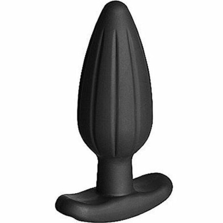 Electrastim Silicone Black Rocker Butt Plug Large — Black