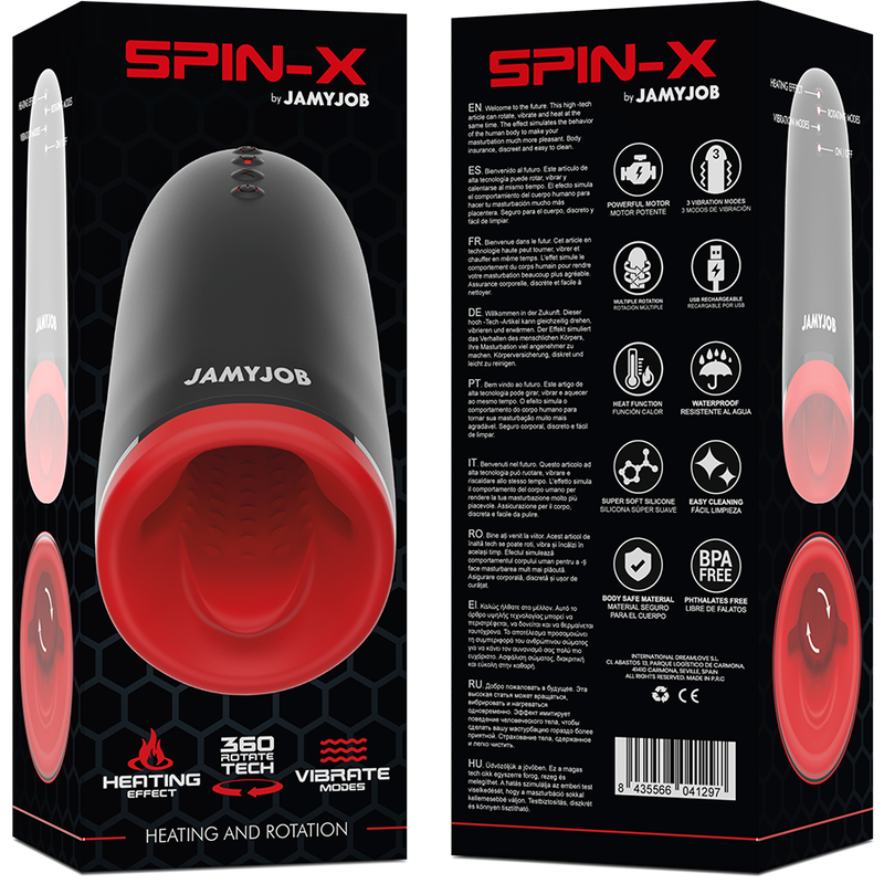 Jamyjob - Spin-X Heating And Rotation Masturbator