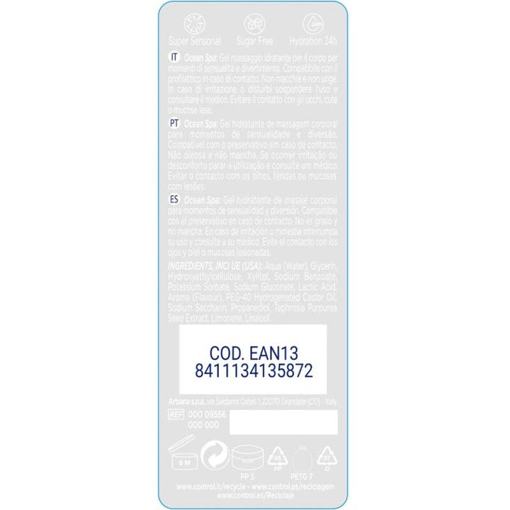 CONTROL - 2 EN 1 MASSAGE &amp; PLEASURE MEDITERRANEAN SEA 200 ML