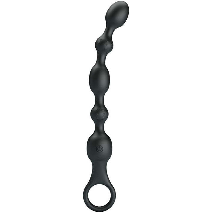 Van Anal Balls 10 Vibrations Rechargeable — Black