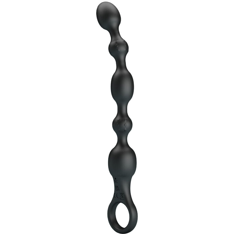 Van Anal Balls 10 Vibrations Rechargeable — Black