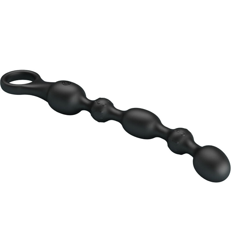 Van Anal Balls 10 Vibrations Rechargeable — Black