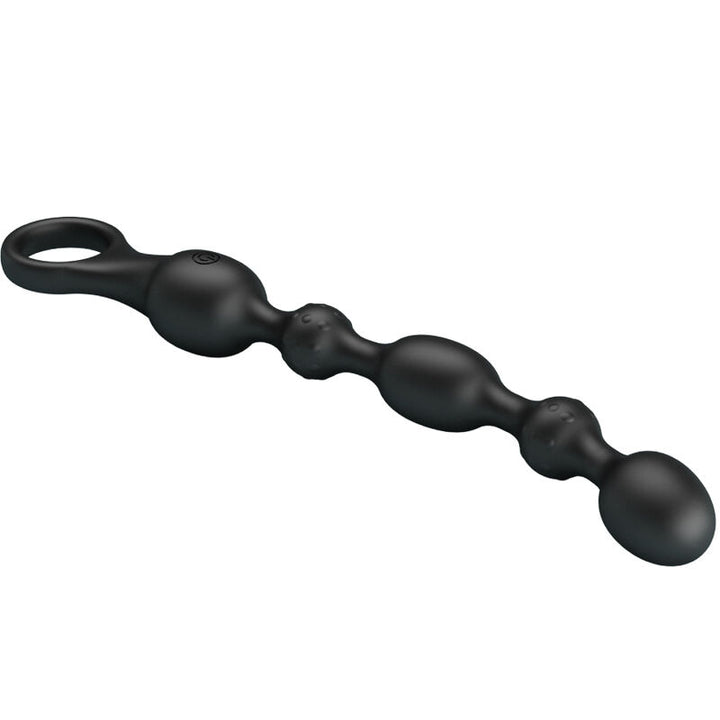Van Anal Balls 10 Vibrations Rechargeable — Black